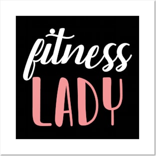 fitness lady - fitness girl Posters and Art